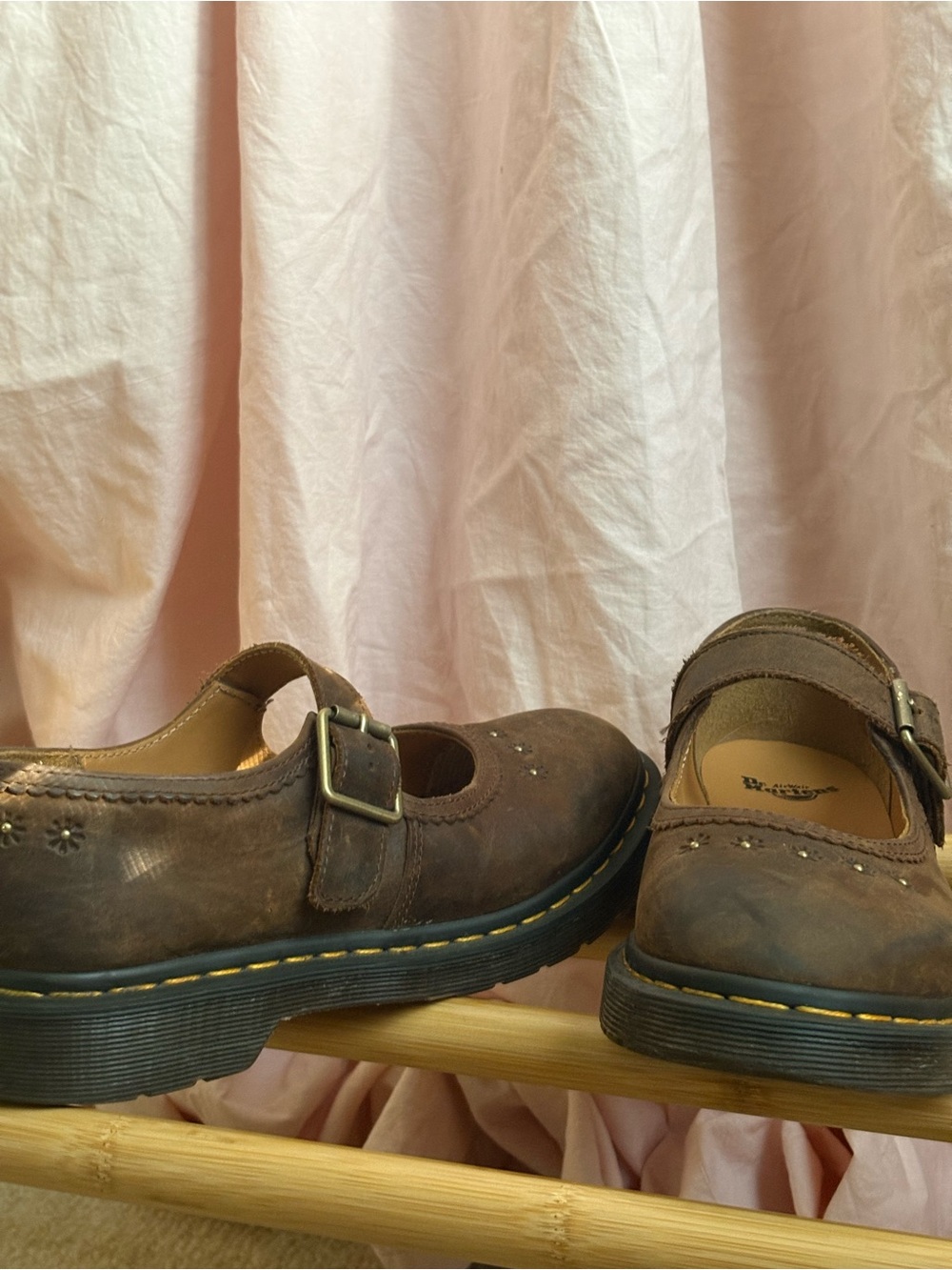 Dr. Martens Tan Leather Mary Jane Shoe - Picture 6 of 6